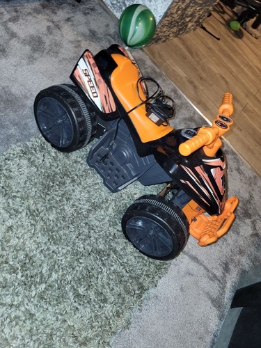 Orange and black kids quad - and,